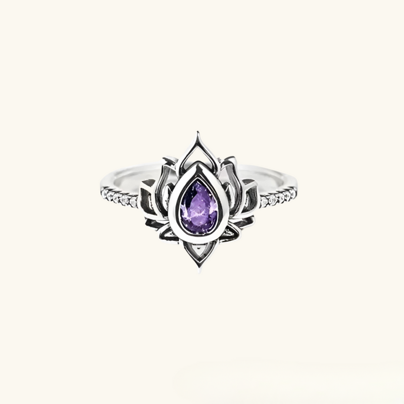 Lotus Silver Ring | Karin