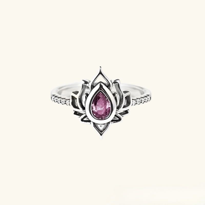 Lotus Silver Ring | Karin