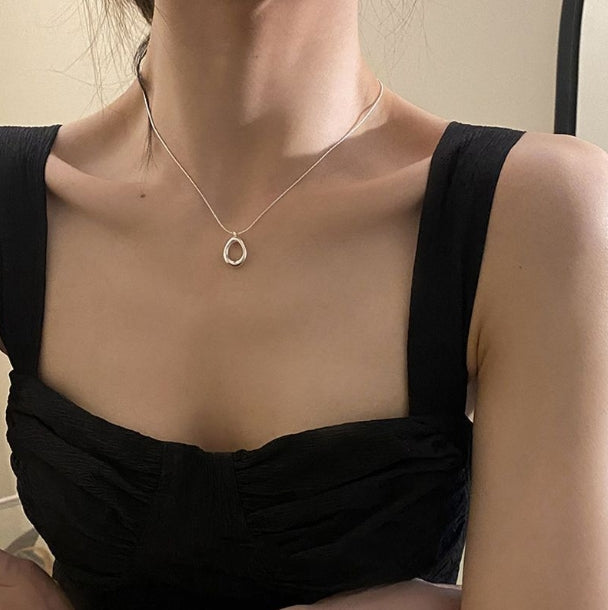Silver Necklace Pendant | Chloe