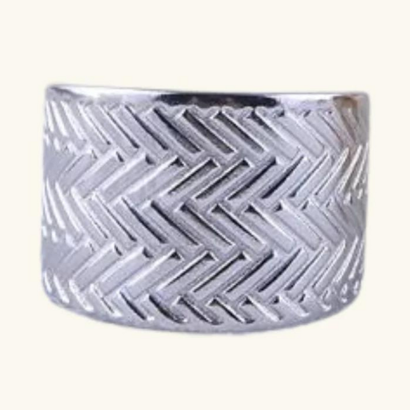 Open silver ring | Tara