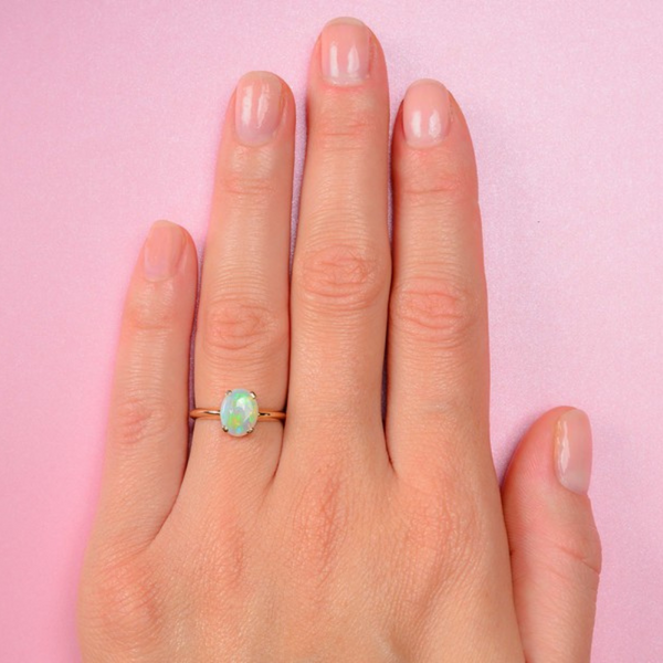 Opal Gold Ring | Amanda