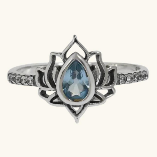 Lotus Silver Ring | Karin