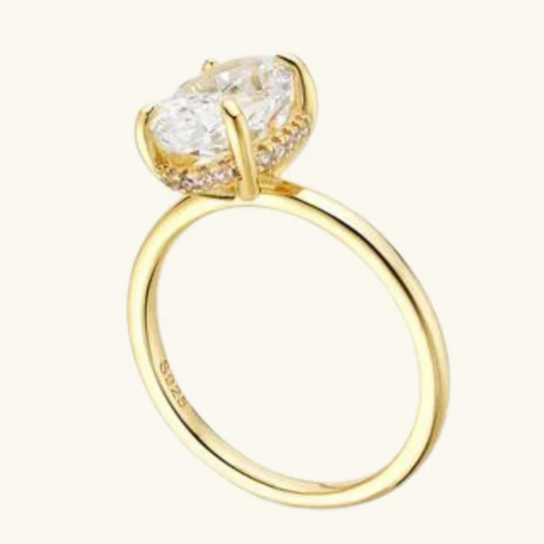 Gold diamond ring | Tiffany