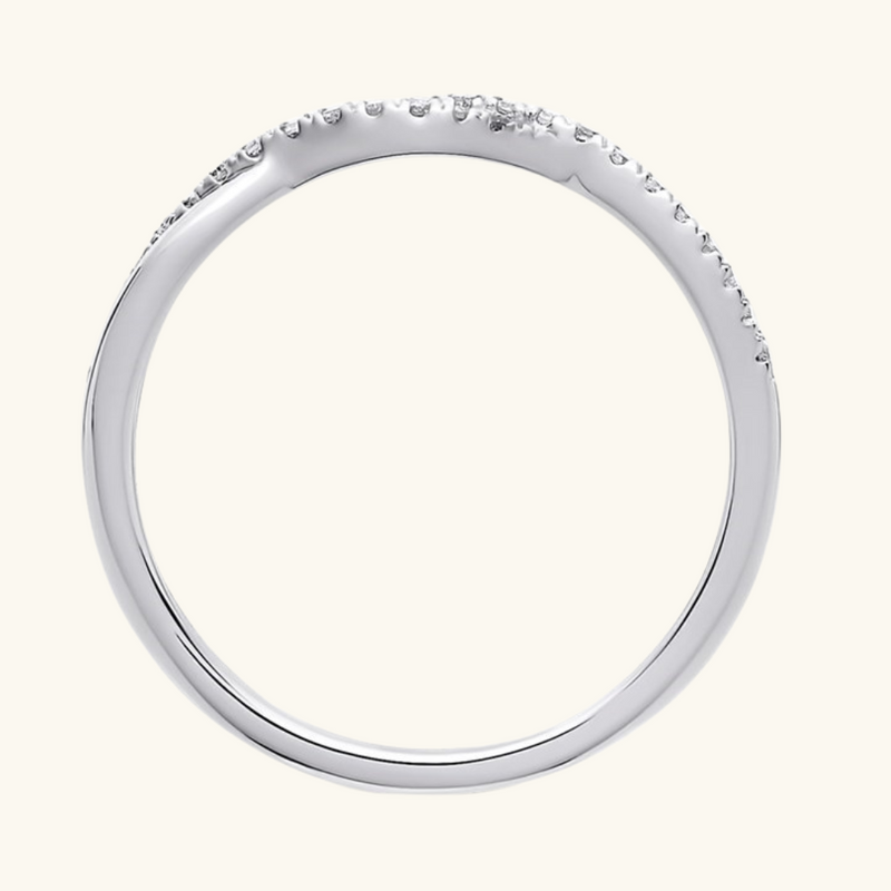 Silver and Diamond Ring | Maya