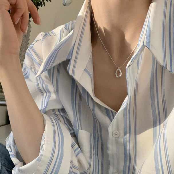 Silver Necklace Pendant | Chloe