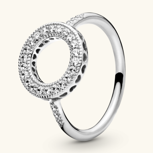 Round silver ring | Tracy