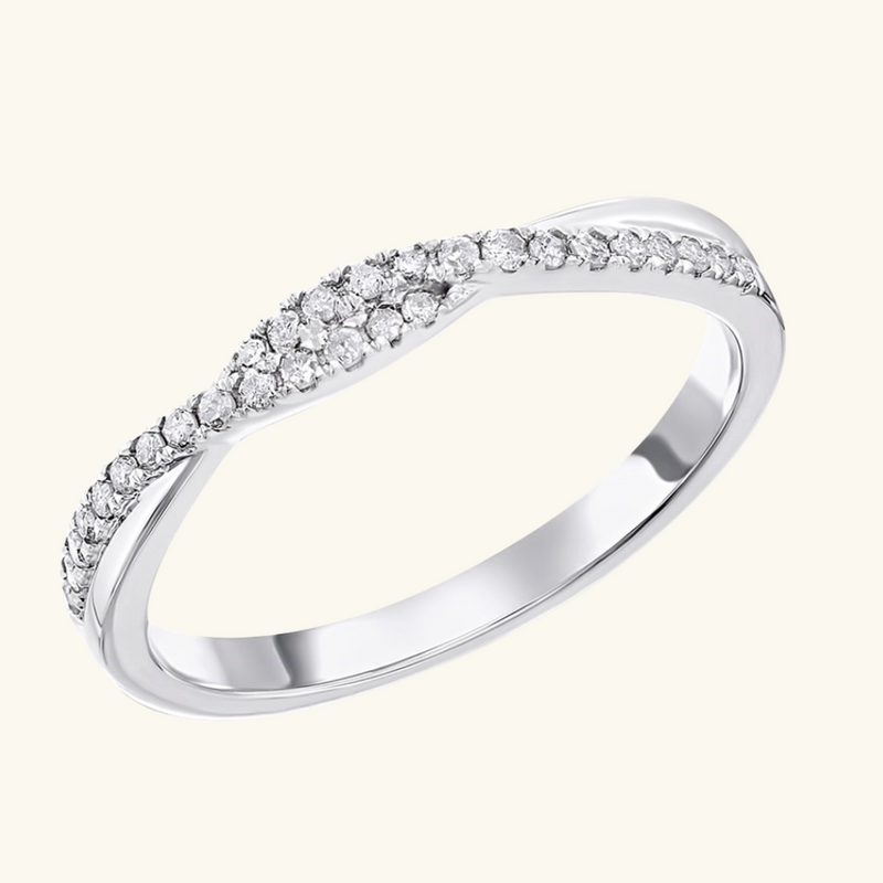Silver and Diamond Ring | Maya