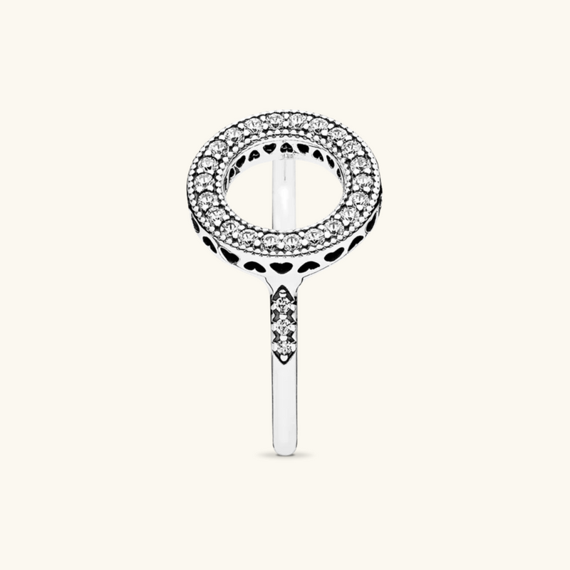Round silver ring | Tracy