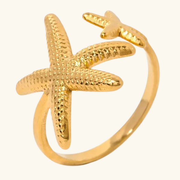 Gold starfish ring | Wanda