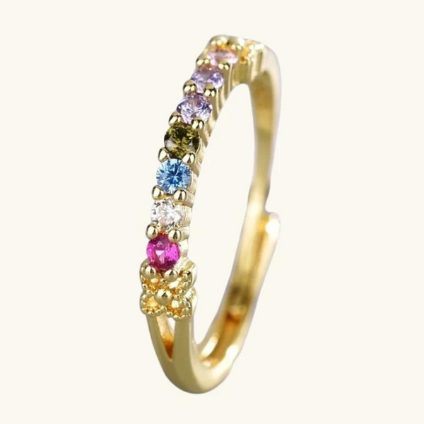 Gold Rainbow Ring | Camila