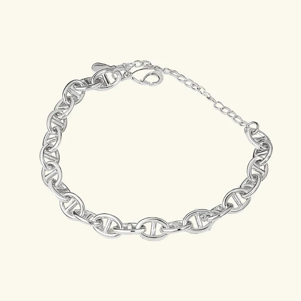 Silver link bracelet | Mary