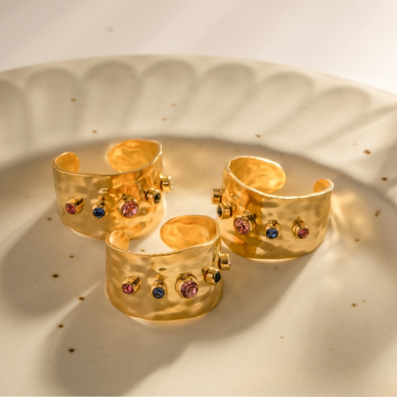 Gold Rainbow Ring | Jacqueline