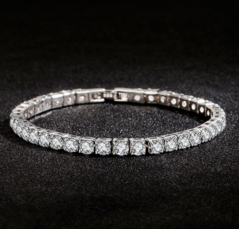 Tennis bracelet in silver | Achilles