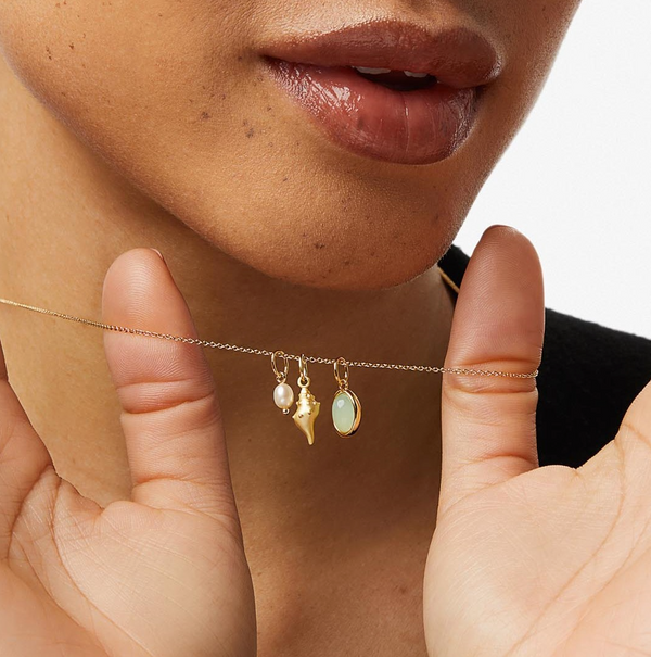Gold Seashell Necklace | May