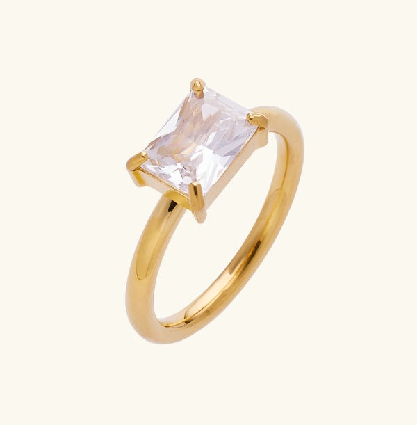 Gold Gemstone Ring | Natalie