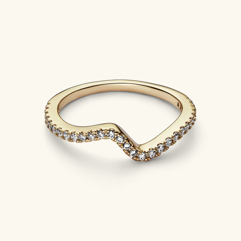 Waves Gold Ring | Chelsea