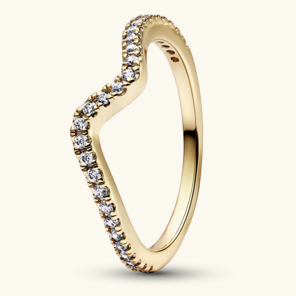 Waves Gold Ring | Chelsea