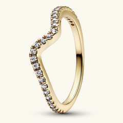 Waves Gold Ring | Chelsea