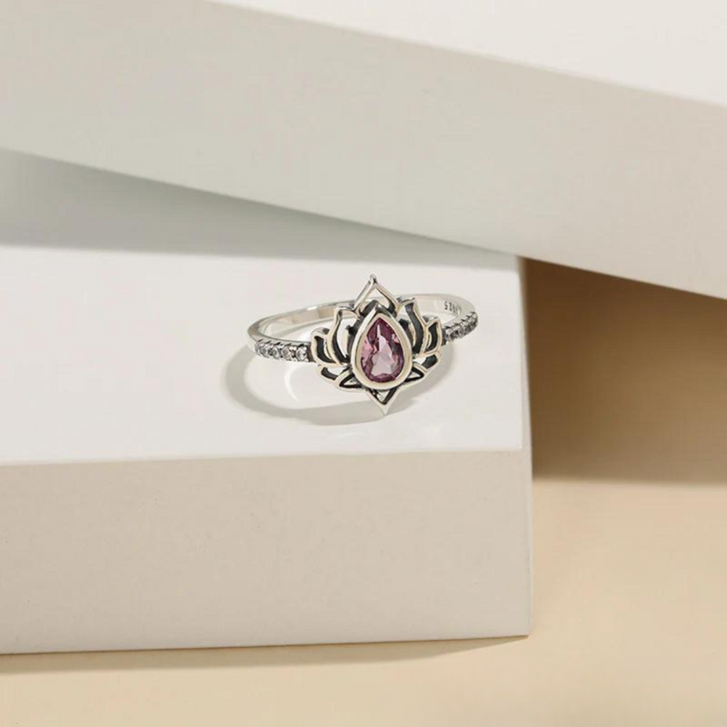 Lotus Silver Ring | Karin
