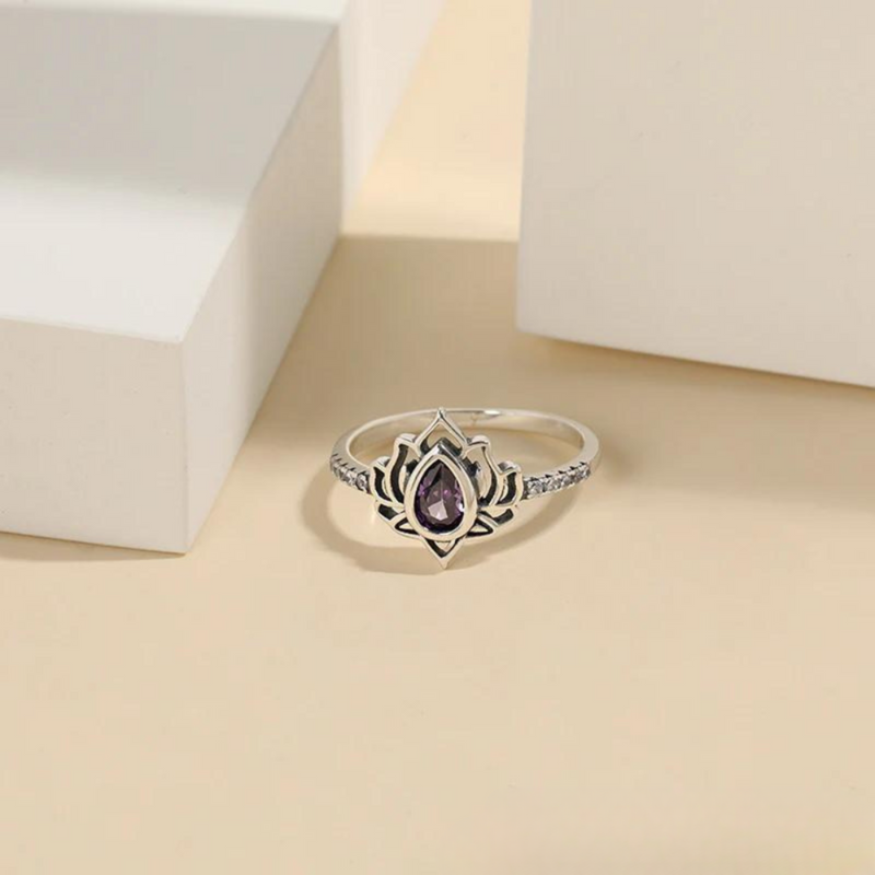 Lotus Silver Ring | Karin