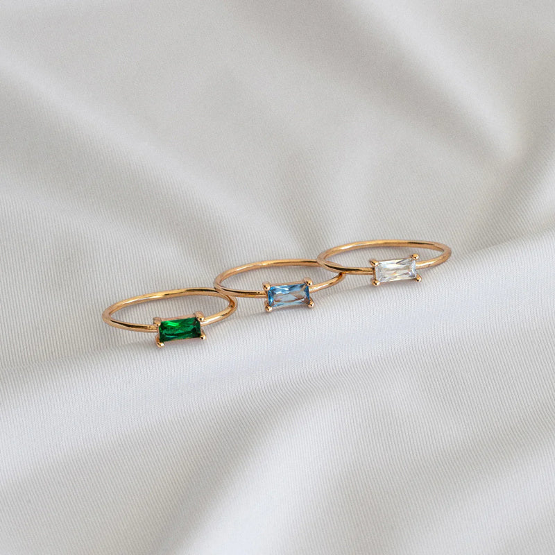 Gold Gemstone Ring | Natalie