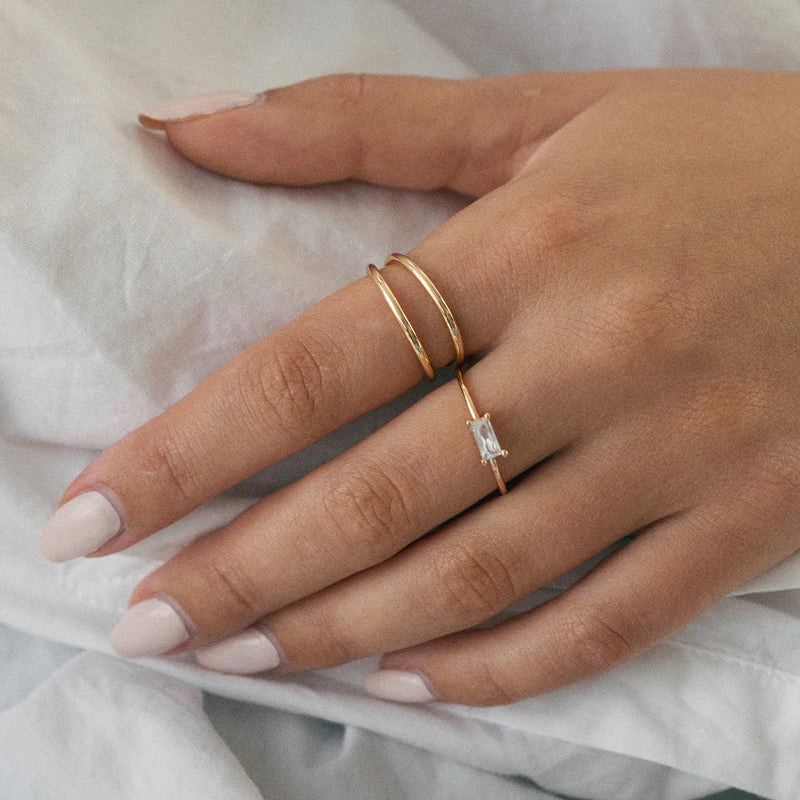 Gold Gemstone Ring | Natalie