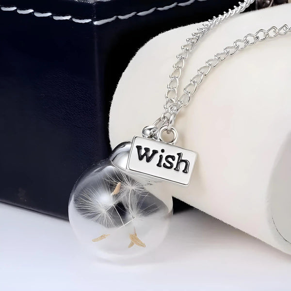 Silver Crystal Pendant Necklace | Alena
