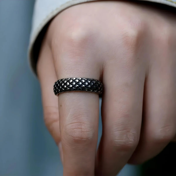 Silver ring | Dragon's tail
