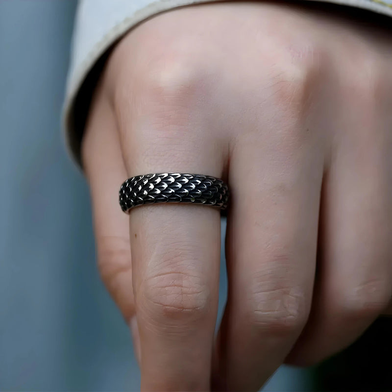 Silver ring | Dragon's tail