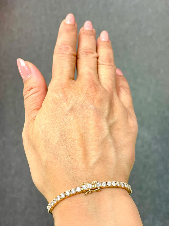 Tennis Gold Bracelet | Lisa