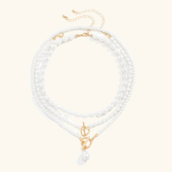Pearl necklace set | Camille