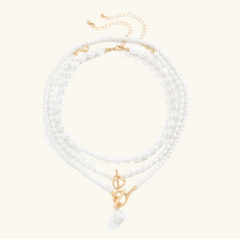 Pearl necklace set | Camille