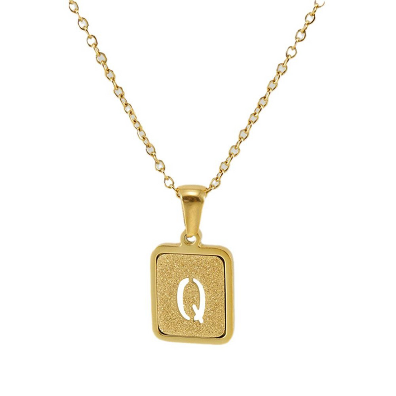 Gold letter necklace | Willow
