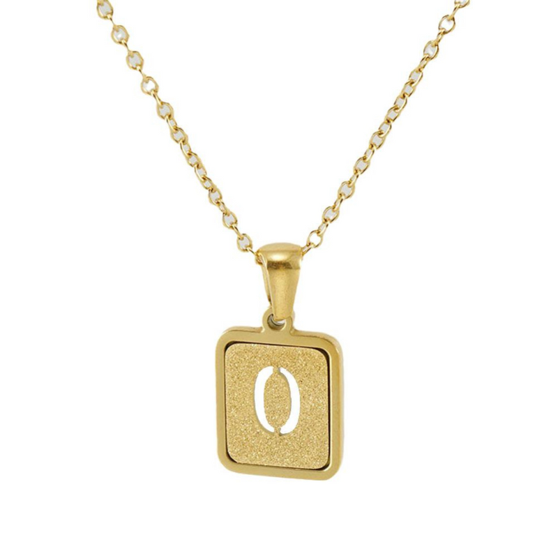 Gold letter necklace | Willow