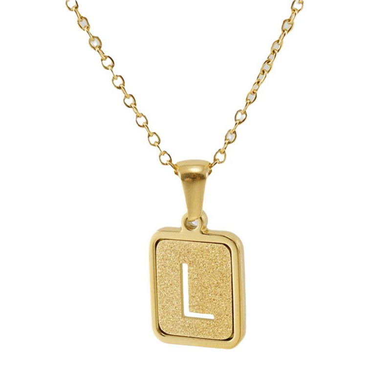 Gold letter necklace | Willow