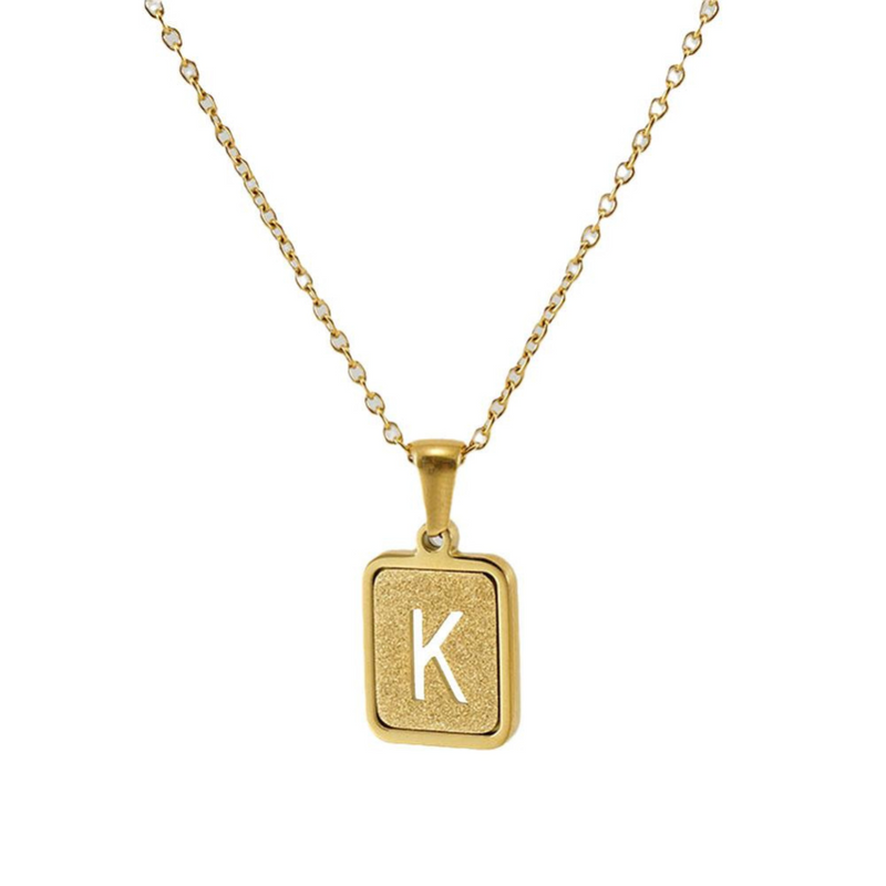 Gold letter necklace | Willow