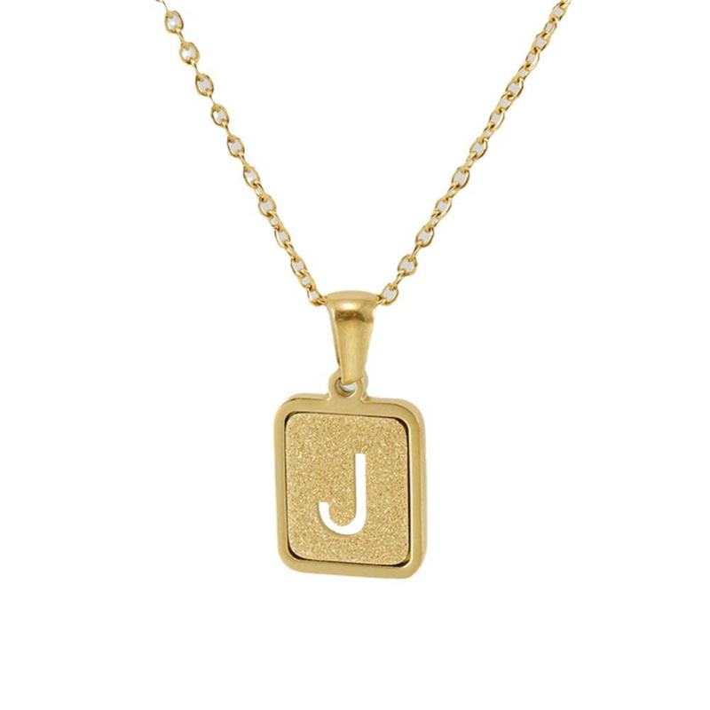 Gold letter necklace | Willow