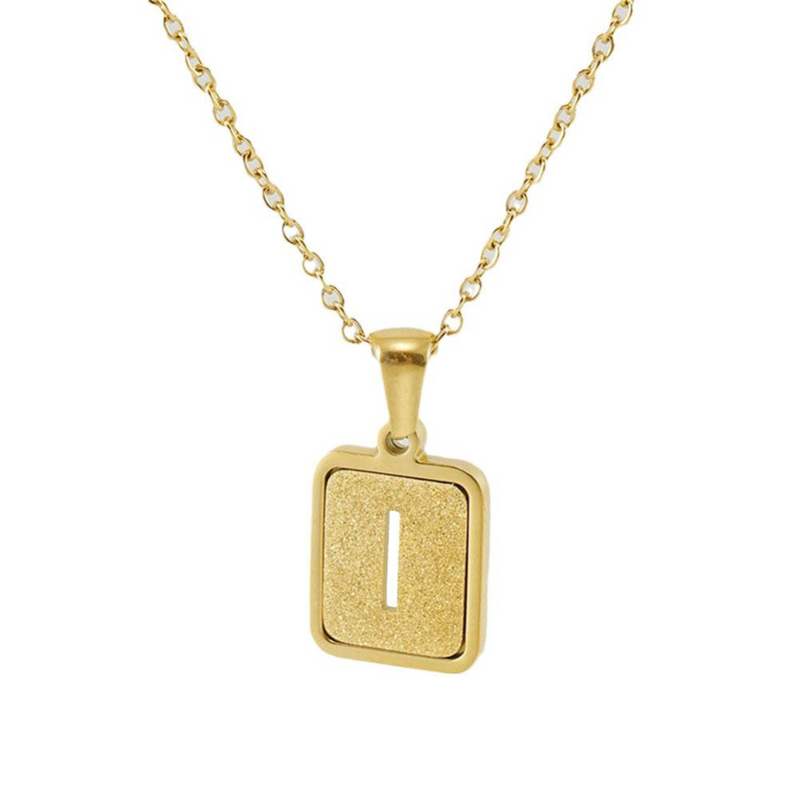 Gold letter necklace | Willow