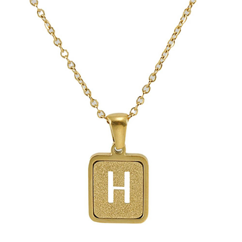 Gold letter necklace | Willow