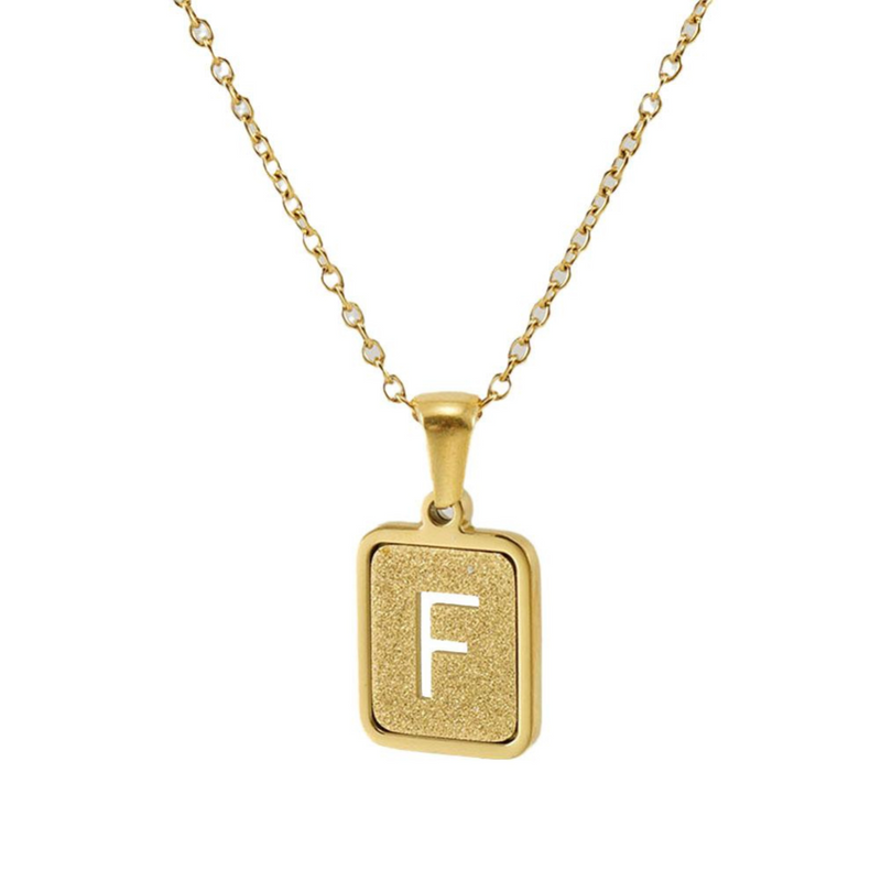 Gold letter necklace | Willow