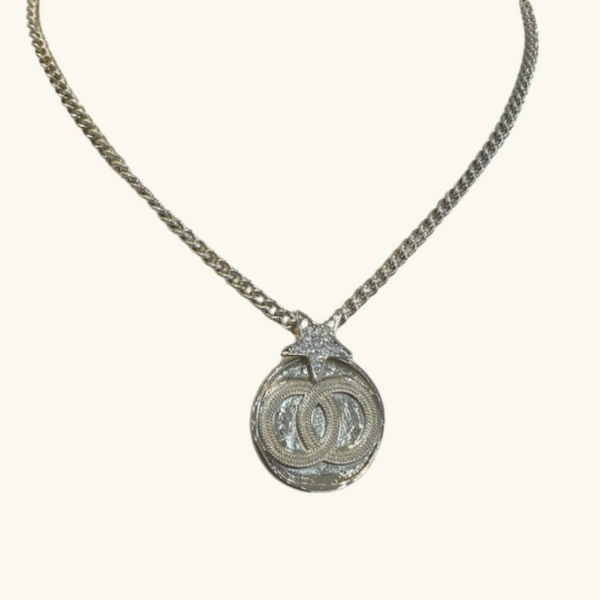 Silver Coin Necklace | Zoe