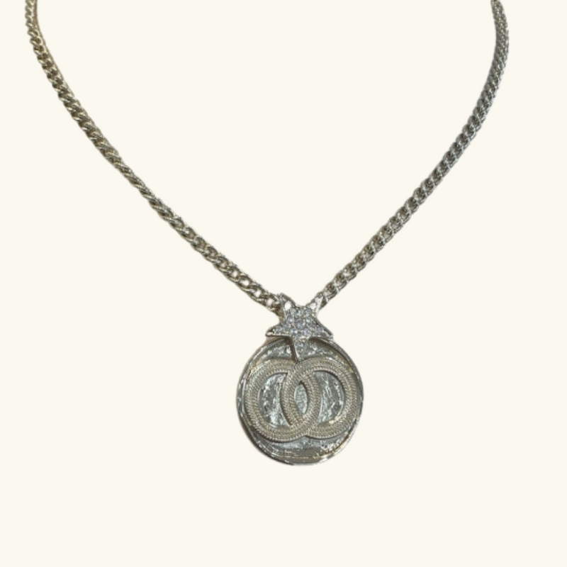 Silver Coin Necklace | Zoe