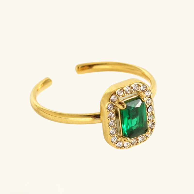 Emerald Gold Ring | Taylor