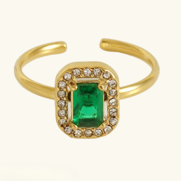 Emerald Gold Ring | Taylor