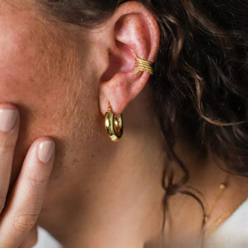 Gold Hoop Earrings | Sheryl