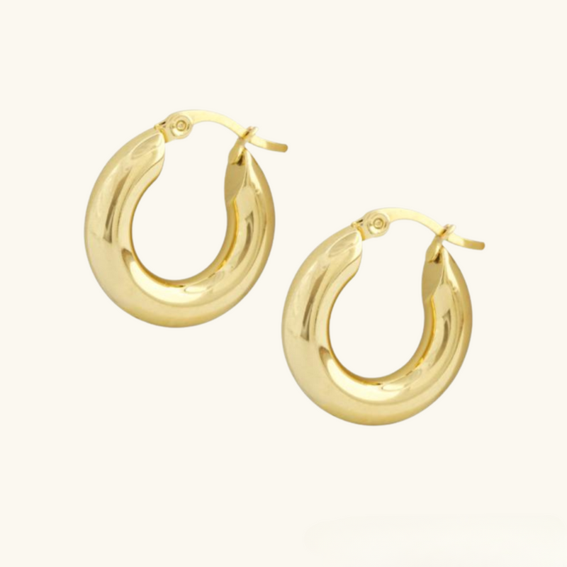 Gold Hoop Earrings | Sheryl