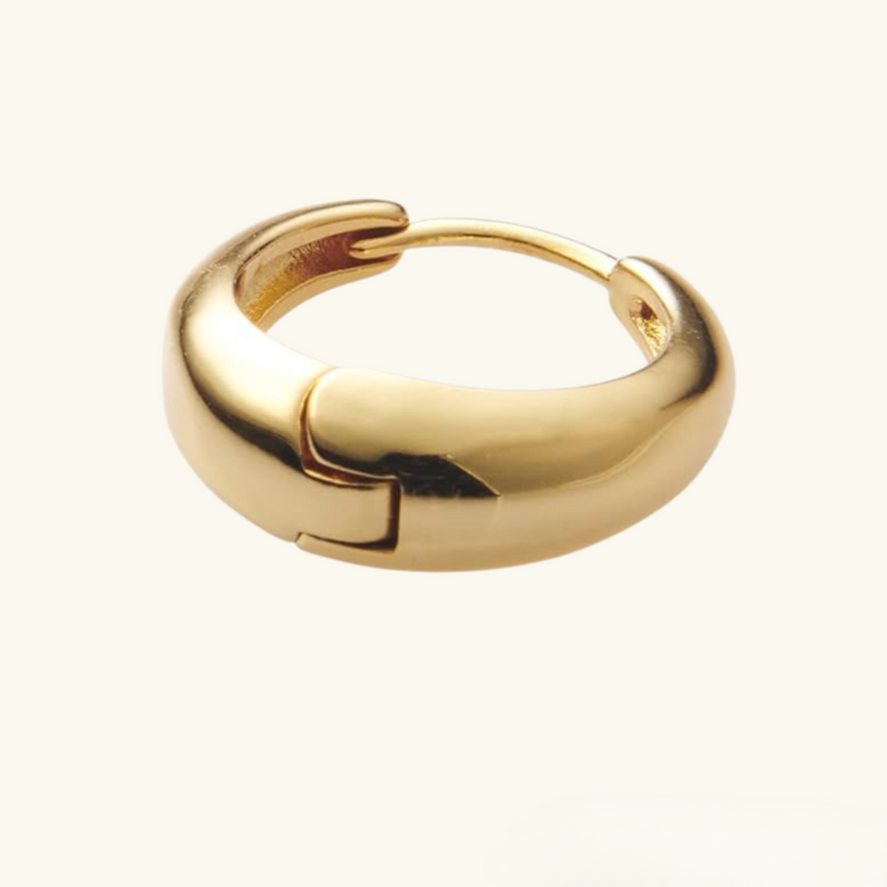 Barbara gold hoop earrings