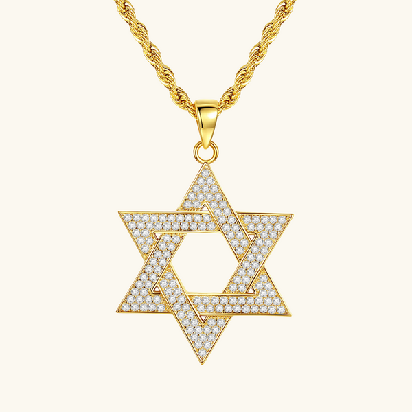 Gold Necklace | Star of David