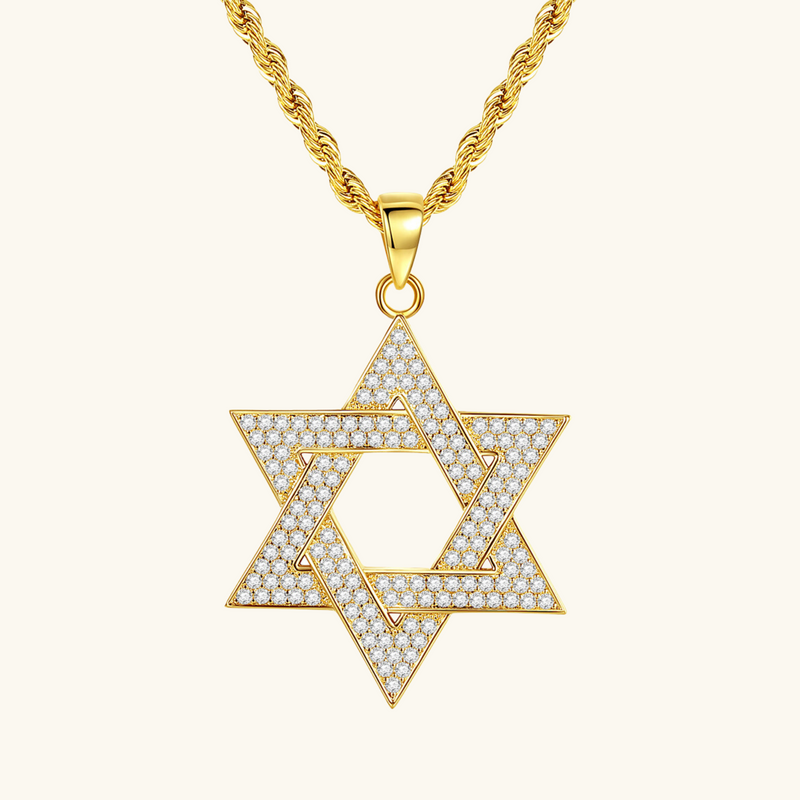 Gold Necklace | Star of David