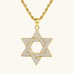 Gold Necklace | Star of David